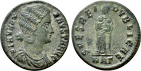 FAUSTA (Augusta, 324-326). Follis. Nicomedia.