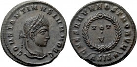 CONSTANTINE II (Caesar, 316-337). Follis. Siscia.