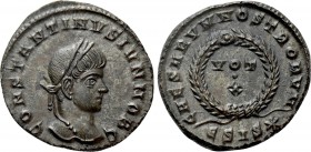 CONSTANTINE II (Caesar, 316-337). Follis. Siscia.