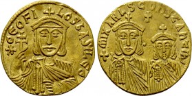 THEOPHILUS (829-842). GOLD Solidus. Constantinople.