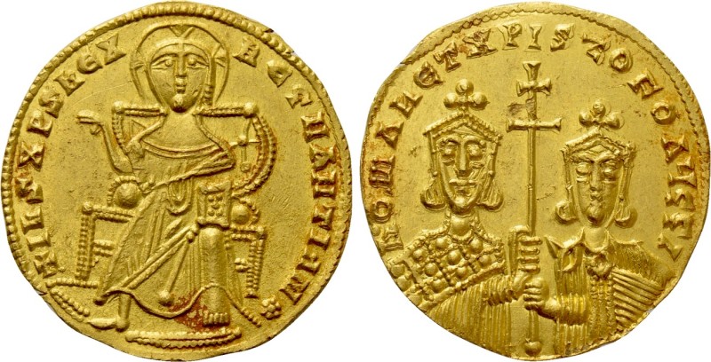 ROMANUS I LECAPENUS (920-944). GOLD Solidus. Constantinople.

Obv: IhS XPS REX...