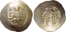 ISAAC II ANGELUS (First reign, 1185-1195). EL Aspron Trachy. Constantinople.