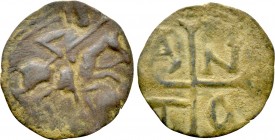 CRUSADERS. Antioch. Anonymous (13th centuries). Ae Fractional Denier.
