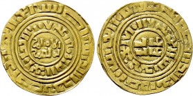 CRUSADERS. Jerusalem. (1148/9-1187). GOLD Bezant. Acre mint. Imitating a dinar of the Fatimid caliph al-Amir.