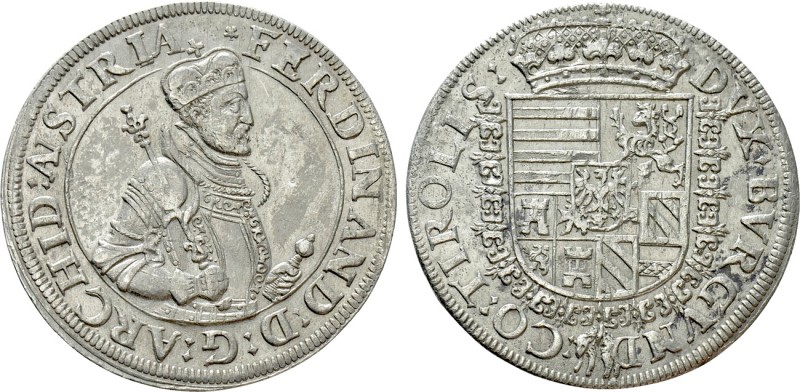 AUSTRIA. Ferdinand II of Tirol (1564-1595). Taler (no date). 

Obv: FERDINAND ...