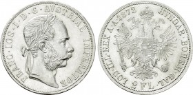 AUSTRIA. Franz Joseph I (1848-1916). Doppelgulden (1872). Wien (Vienna).