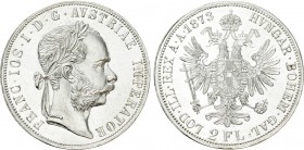 AUSTRIA. Franz Joseph I (1848-1916). Doppelgulden (1873). Wien (Vienna).