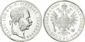 AUSTRIA. Franz Joseph I (1848-1916). Doppelgulden (1890). Wien (Vienna).