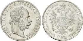 AUSTRIA. Franz Joseph I (1848-1916). Doppelgulden (1892). Wien (Vienna).