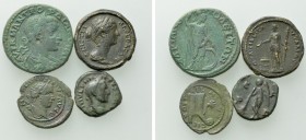 4 Roman Provincial Coins; Deultum, Coela etc.
