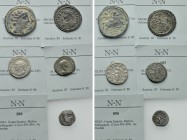 5 Roman and Indian Coins; Aurelianus, Philippus Arabs etc.