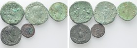5 Roman Coins; Marcus Aurelius,Quintillus etc.