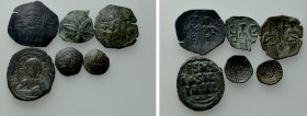 6 Byzantine and Medieval Coins.
