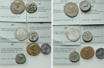 7 Greek, Roman Provincial and Medieval Coins.