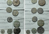 9 Roman Imperial and Provincial Coins.