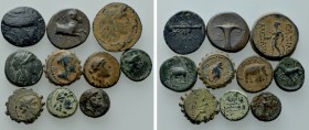 10 Greek Coins; Eupolemos; Seleucid Empire.