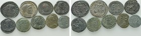 9 Late Roman Coins in Attractive Quality.