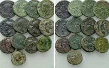 13 Roman Coins; Agrippa, Nemausus etc.