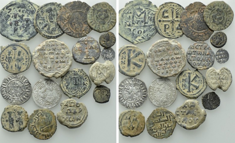 17 Coins and Seals; Byzantine Empire, Armenia, Russia, Islamic. 

Obv: .
Rev:...