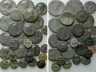 28 Roman Coins, Trajan; Agrippa etc.