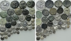 28 Greek Coins; Cistophoric Tetradrachm, Alexander the Great etc.
