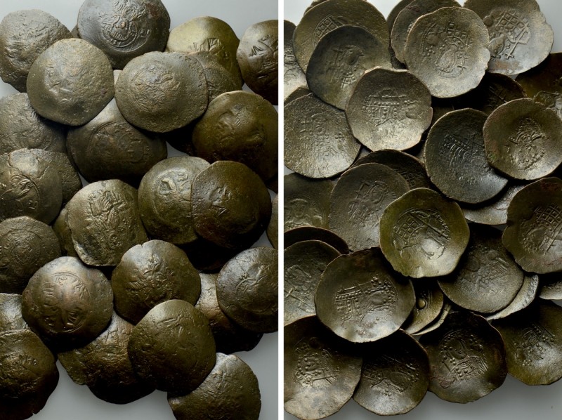 37 Byzantine Skyphates. 

Obv: .
Rev: .

. 

Condition: .

Weight: g.
...