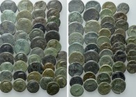 Circa 45 Roman Provincial Coins of Augustus and Tiberius.