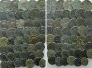 Circa 48 Roman Coins; Hadrianus, Severus Alexander etc.