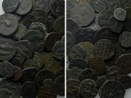 Circa 55 Byzantine Coins.