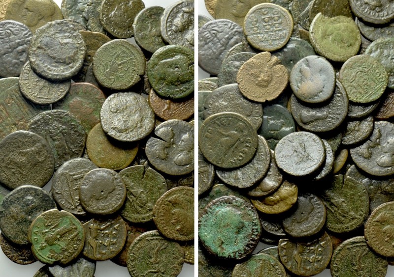 Circa 85 Roman Provincial Coins. 

Obv: .
Rev: .

. 

Condition: See pict...