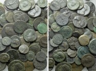 Circa 100 Roman and Greek Coins.