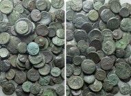 Circa 125 Greek Coins.