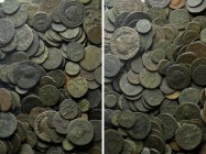 Circa 300 Roman Coins.