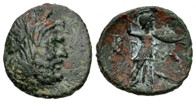 Kingdom of Macedon. Demetrios I Poliorketes. AE. 306-287 a.C. Amphipolis. (Sng C...