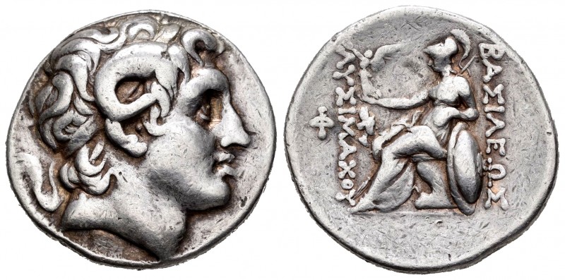Kingdom of Thrace. Lysimachos. Tetradracma. 287-282 a.C. Smyrna. (Müller-408). (...