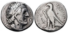 Ptolemaic Kings of Egypt. Ptolomeo I Soter. Tetradracma. 305-285 a.C. Alexandria. (Gc-7761). Anv.: Cabeza diademada a derecha. Rev.: Aguila en pie sob...