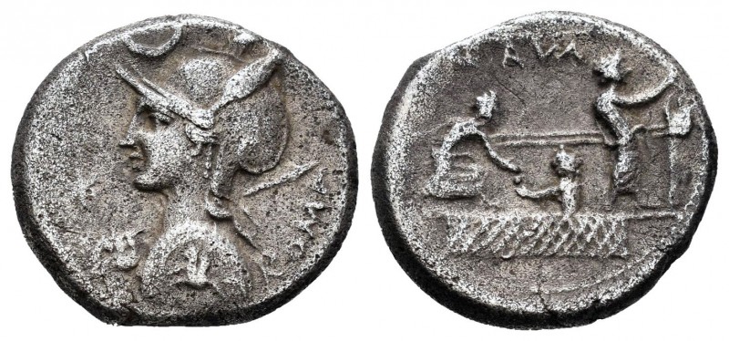 Licinius. Denario. 113-112 a.C. Uncertain mint. (Ffc-802). (Craw-292-1). (Cal-88...