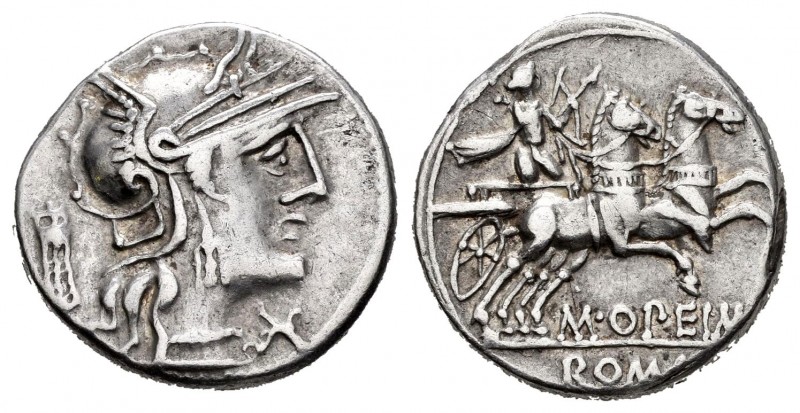 Opeimius. Denario. 131 a.C. Rome. (Ffc-950). (Craw-254/1). (Cal-1056). Anv.: Cab...