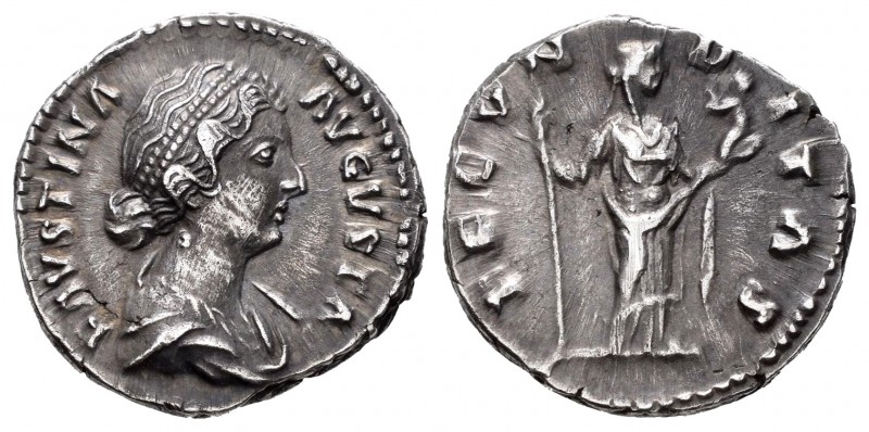 Faustina Junior. Denario. 161-175. d.C. Rome. (Ric-677). (Bmc-91). (C-99). Anv.:...