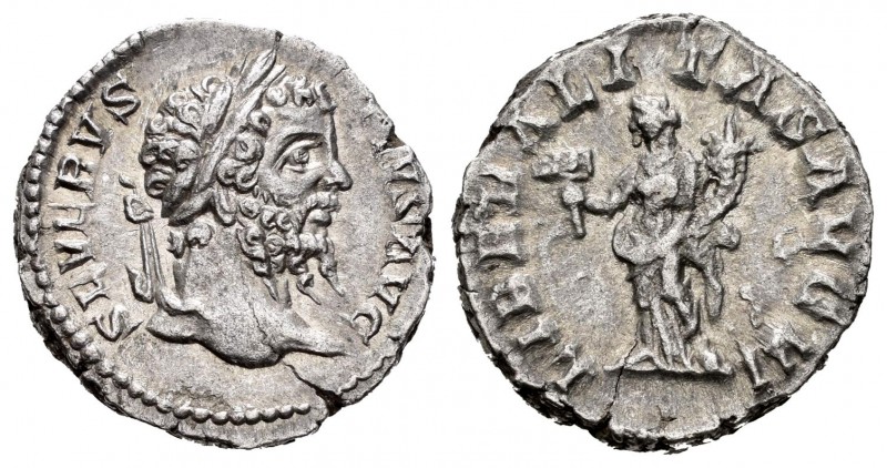 Septimius Severus. Denario. 209 d.C. Rome. (Spink-6306). (Ric-278a). Rev.: LIBER...