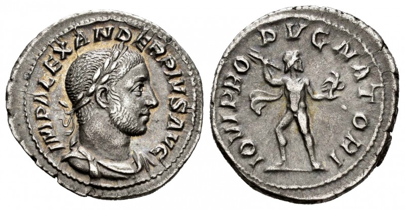 Severus Alexander. Denario. 222-235 d.C. Rome. (Ric-238). (Bmc-824). Anv.: IMP A...
