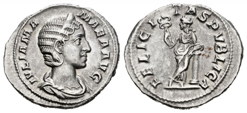 Julia Mamaea. Denario. 230 d.C. Rome. (Spink-8210). (Ric-338). Rev.: FELICITAS P...