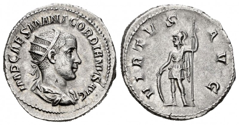 Gordian III. Antoniniano. 238-244 d.C. Rome. (Ric-6). (Ch-381). (Rs-381). Anv.: ...