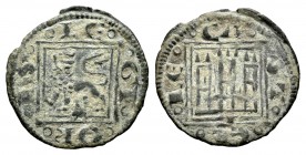 Kingdom of Castille and Leon. Alfonso X (1252-1284). Óbolo. Cuenca. (Bautista-412.1). Anv.: IS LE GI ON. Ve. 0,51 g. Scarce. VF. Est...40,00.