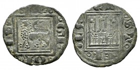 Kingdom of Castille and Leon. Alfonso X (1252-1284). Óbolo. León. (Bautista-413.1). Ve. 0,53 g. L en la puerta del castillo. Choice VF. Est...25,00.