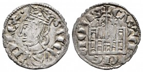 Kingdom of Castille and Leon. Sancho IV (1284-1295). Cornado. Burgos. (Bautista-427). Ve. 0,82 g. Con B y estrella a los lados de la cruz. Almost XF. ...