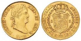 Ferdinand VII (1808-1833). 2 escudos. 1826. Sevilla. JB. (Cal 2008-226). Au. 6,77 g. XF. Est...350,00.