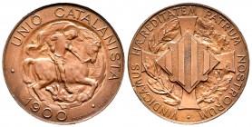 Alfonso XIII (1886-1931). 10 céntimos. 1900. Barcelona. (Cal 2008-91). Ae. 10,24 g. AU. Est...120,00.