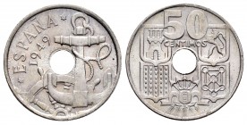 Estado Español (1936-1975). 50 céntimos. 1949*19-54. Madrid. (Cal 2008-108). 4,04 g. UNC. Est...20,00.