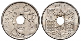 Estado Español (1936-1975). 50 céntimos. 1949*19-56. Madrid. (Cal 2008-108). 4,10 g. UNC. Est...18,00.